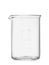 Empty beaker isolated. Laboratory glassware