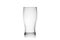 Empty beer glass isolated on a white background without glare. Reflection on the surface. Back light