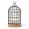 Empty bird cage closed 3D