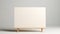 Empty Blank Board On Stand - Abstract Minimalism Stock Photo