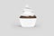 Empty blank Cupcake isolated