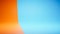 Empty Blank Orange and Blue Studio Background