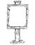 Empty Blank Sign Board Drawing