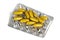 Empty Blister Pill Pack with Mustard Colored Capsules