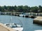 empty boats at the pier