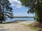 Empty camping site on lake hartwell south carolina