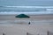 Empty Canopy on the Beach