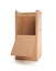 Empty cardboard wardrobe box