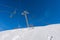 Empty Chairlift in Snowy Winter Landscape - Malga San Giorgio Ski Resort Italy