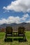 Empty Chairs Overlook Smoky Mountains