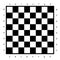 Empty chessboard isolated. Board for chess or checkers game. Strategy game concept. Checkerboard background.