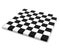 Empty Chessboard on the White Background