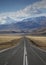 Empty Chuya Highway in Kurai Steppe, Altai Mountains, Russia