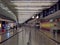 Empty circulation and queue at Seattle-Tacoma International Airport