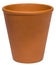 Empty clay plant pot