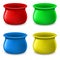 Empty color Pots