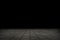 Empty Concrete Floor on Dark Background