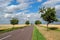 Empty countryside road