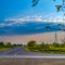 An empty crossroads near Kikinda, Serbia