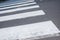 Empty crosswalk on asphalt road