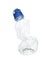 Empty crumpled bottle isolated. Plastic recycling