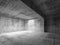 Empty dark abstract concrete room interior