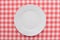 Empty dinner plate