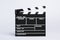 Empty directors board or clapboard