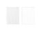 Empty document protector and blank white A4 paper sheet mockup