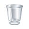 Empty drinking glass icon vetor