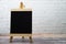 Empty Easel with Space copy background