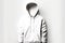 empty female hoodie mockup hoodie isolated on white background