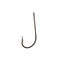 Empty fish hook on white background, close-up. Design element, copy space