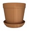 Empty flower pot