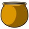 Empty flower pot icon