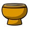 Empty flower pot icon