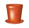 Empty flowerpot