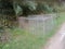 An empty  gabion cage walls  in kluang, johor