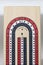 An empty game or end of cribbage board