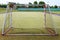 Empty gate. Outdoor football or handball playground,