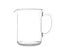 Empty glass measuring cup isolated