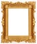 Empty Gold frame