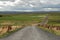 Empty gravel route in Iceland