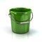 Empty green bucket