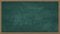 Empty green chalkboard background with wooden frame