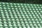 Empty green spectators seats