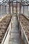 empty greenhouse with treated ready-to-plant ground