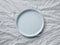 Empty grey plate