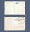 Empty grunge post card retro vintage design