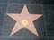 Empty Hollywood Star on the Sidewalk of Hollywood Boulevard